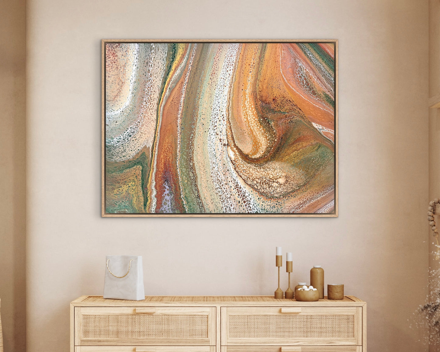 Nature's Transition | 102x76 cm Original Artwork by Angela Roskell
