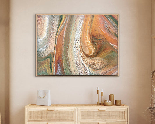 Nature's Transition | 102x76 cm Original Artwork by Angela Roskell