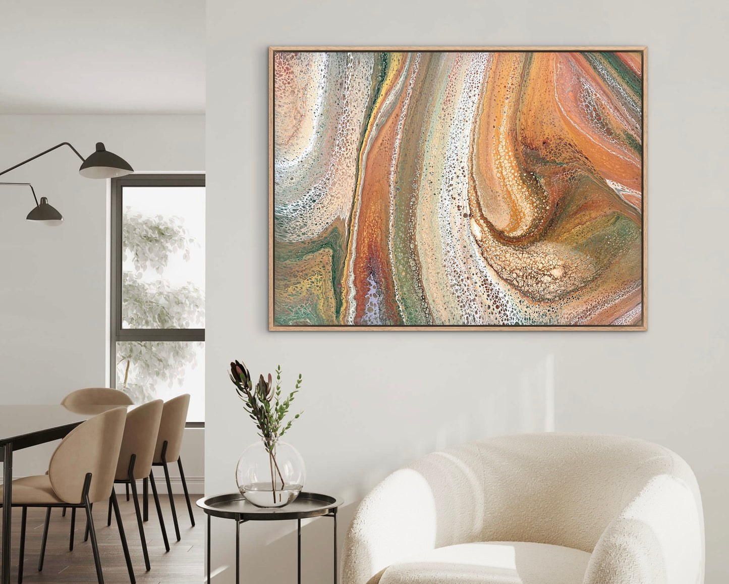 Nature's Transition | 102x76 cm Original Artwork by Angela Roskell
