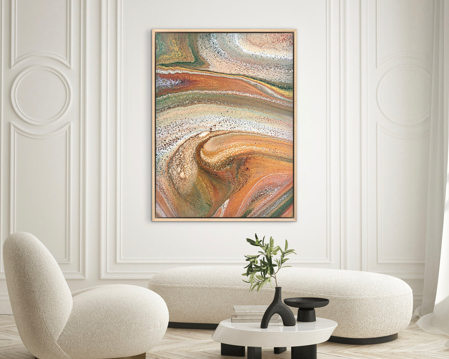 Nature's Transition | 102x76 cm Original Artwork by Angela Roskell