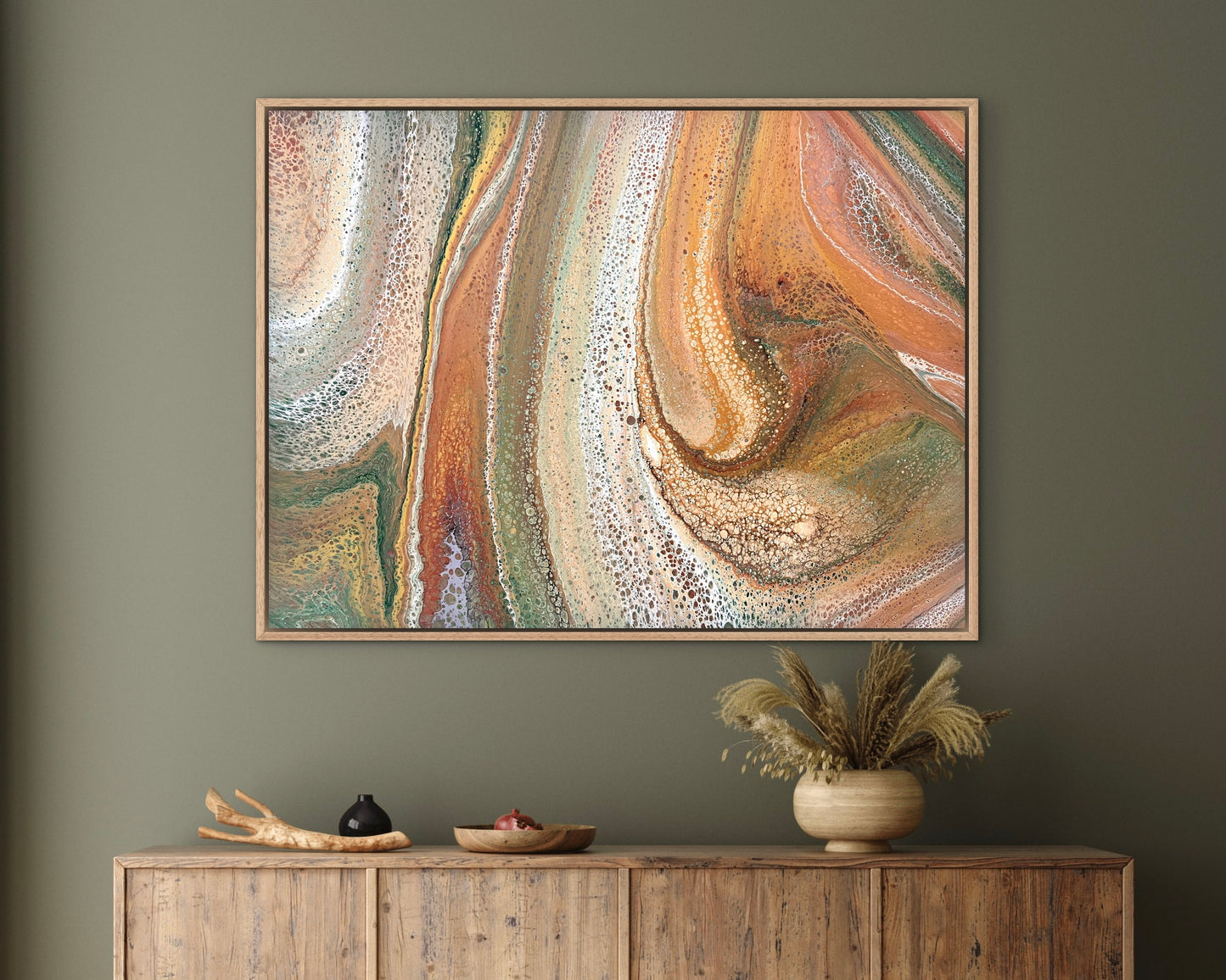 Nature's Transition | 102x76 cm Original Artwork by Angela Roskell