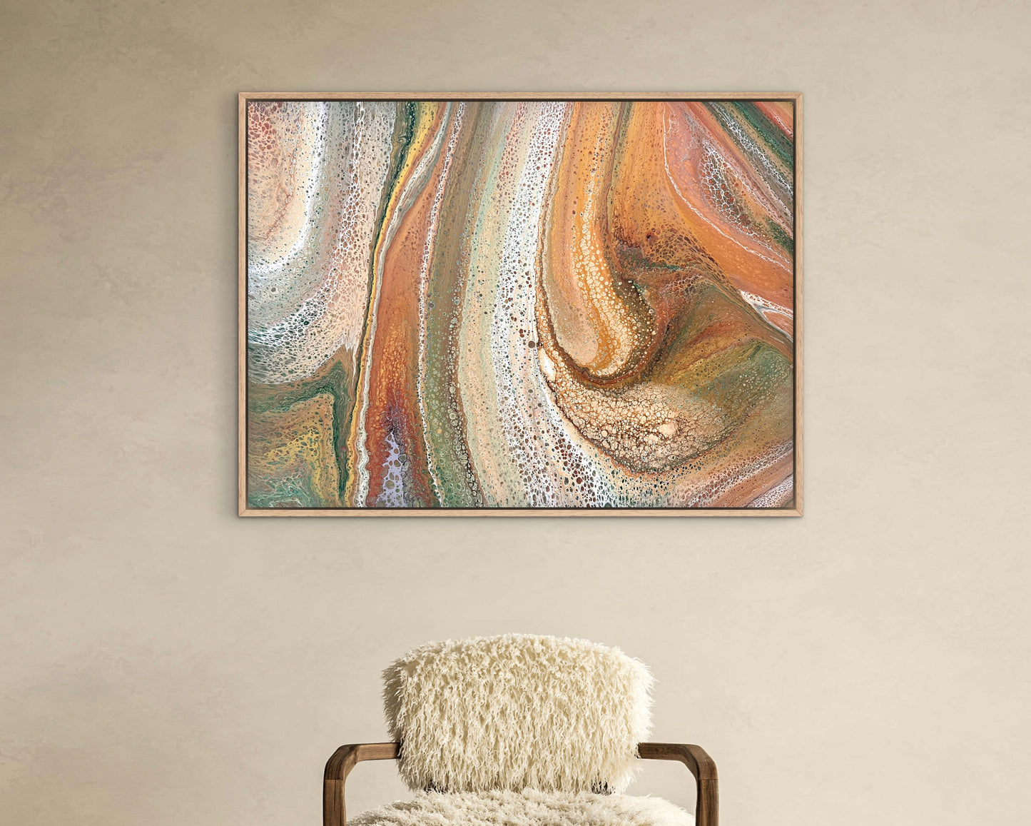 Nature's Transition | 102x76 cm Original Artwork by Angela Roskell