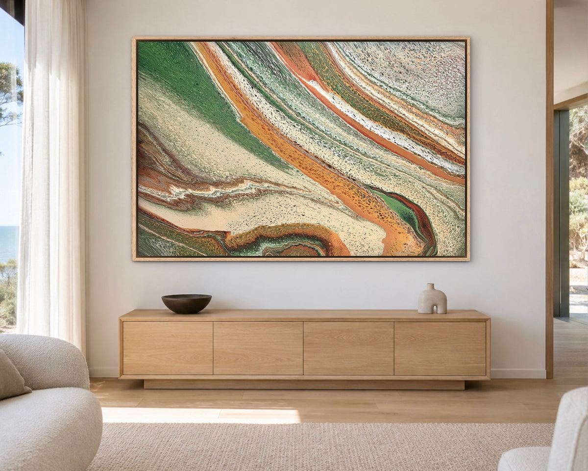 Sculpted Plains | 152 × 101.5 cm Extra Large Original Abstract Painting