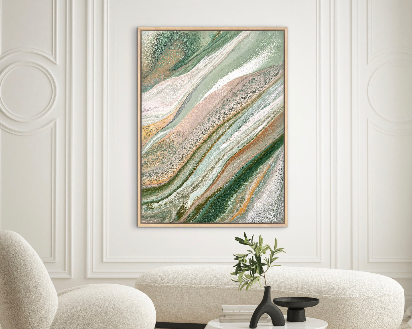 Nature's Edge | 102x76 cm Original Artwork by Angela Roskell