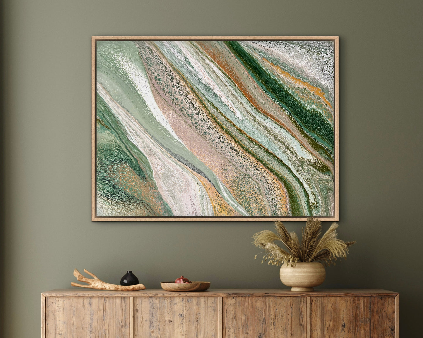 Nature's Edge | 102x76 cm Original Artwork by Angela Roskell
