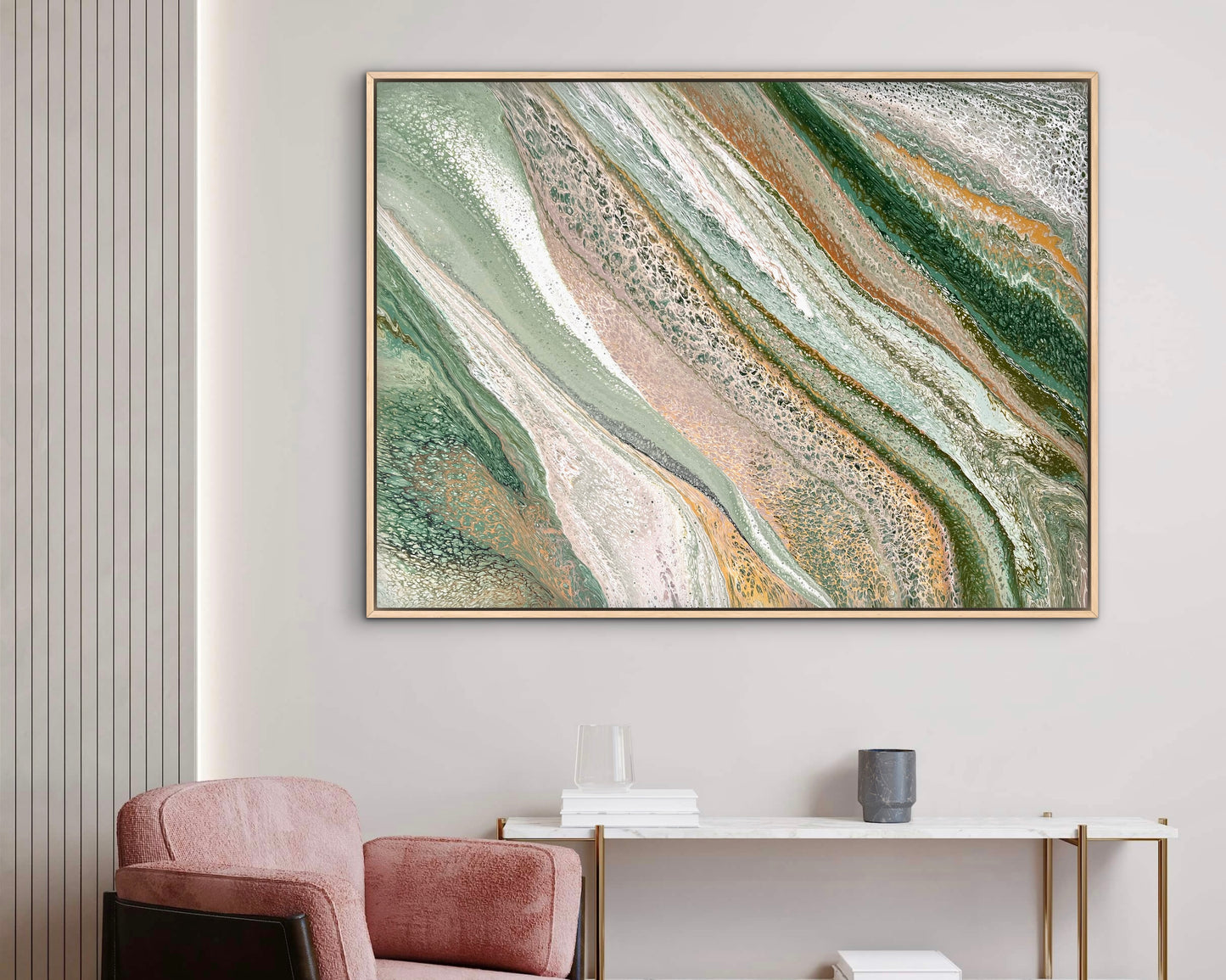 Nature's Edge | 102x76 cm Original Artwork by Angela Roskell