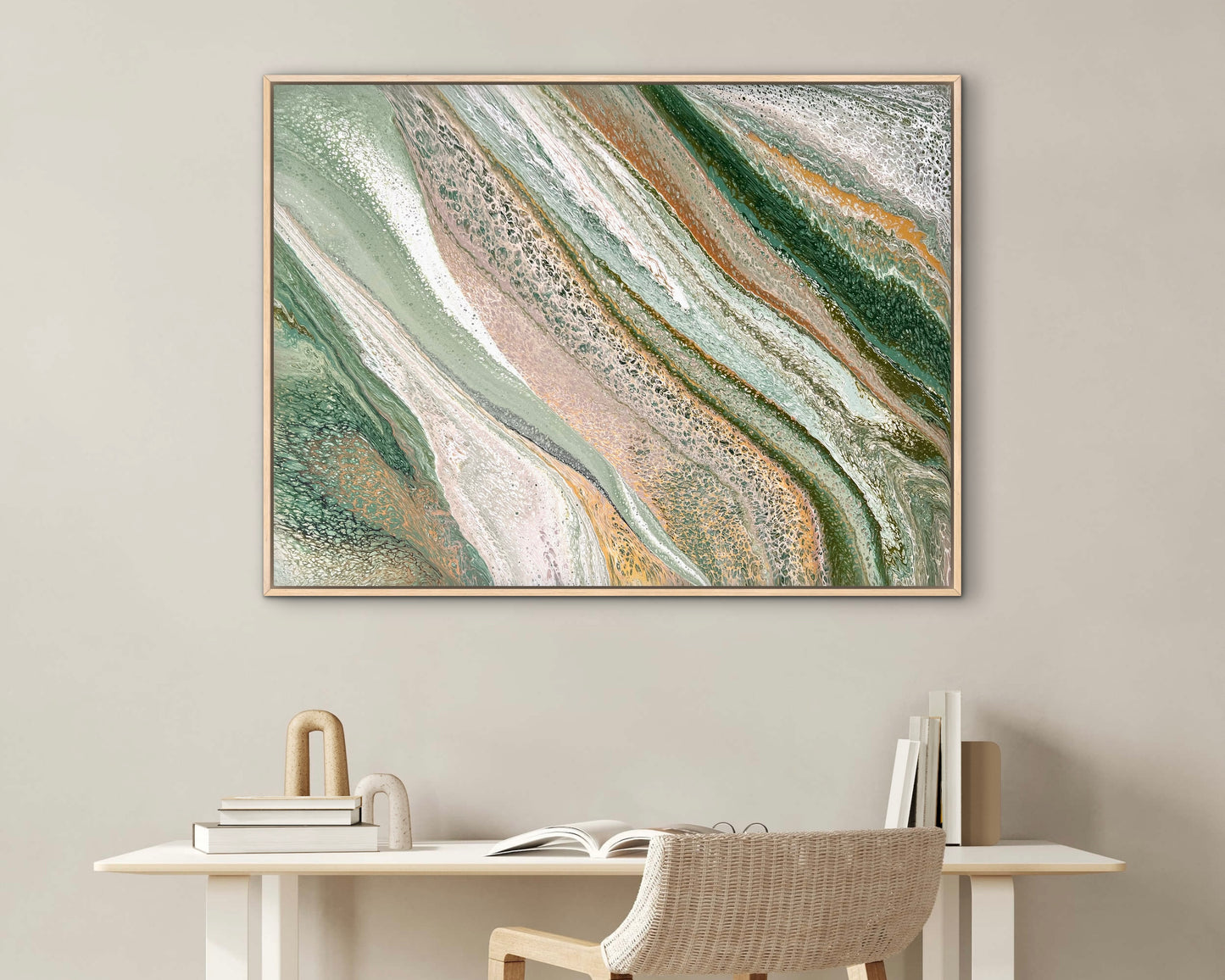 Nature's Edge | 102x76 cm Original Artwork by Angela Roskell