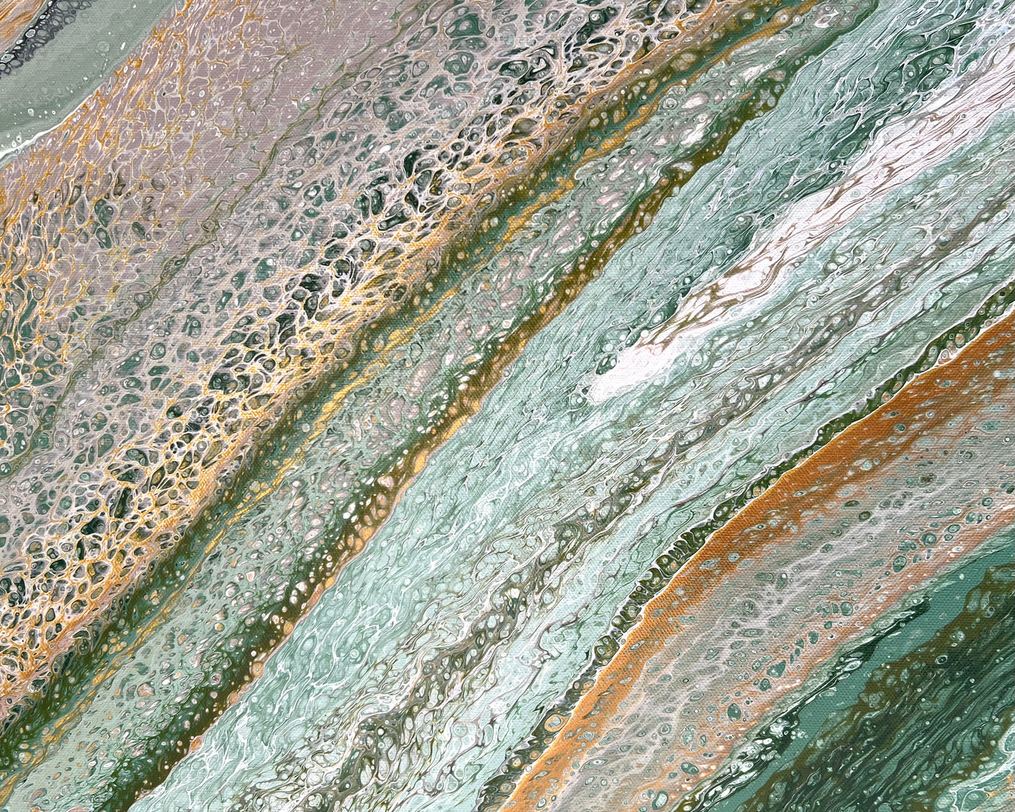 Nature's Edge | 102x76 cm Original Artwork by Angela Roskell