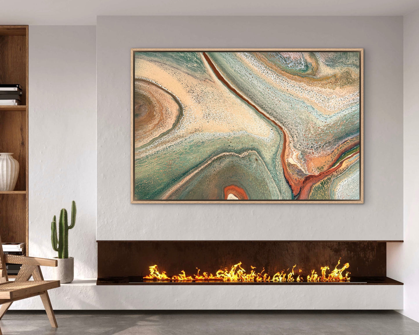 Natural Crossing | 152x101.5cm Original Abstract Painting
