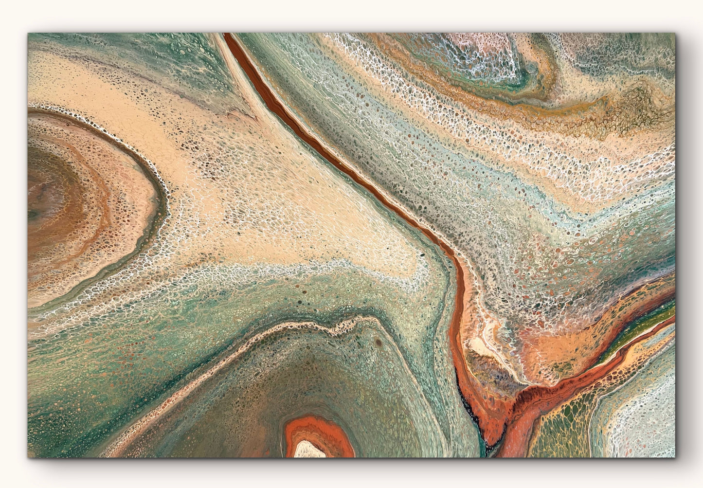 Natural Crossing | 152x101.5cm Original Abstract Painting