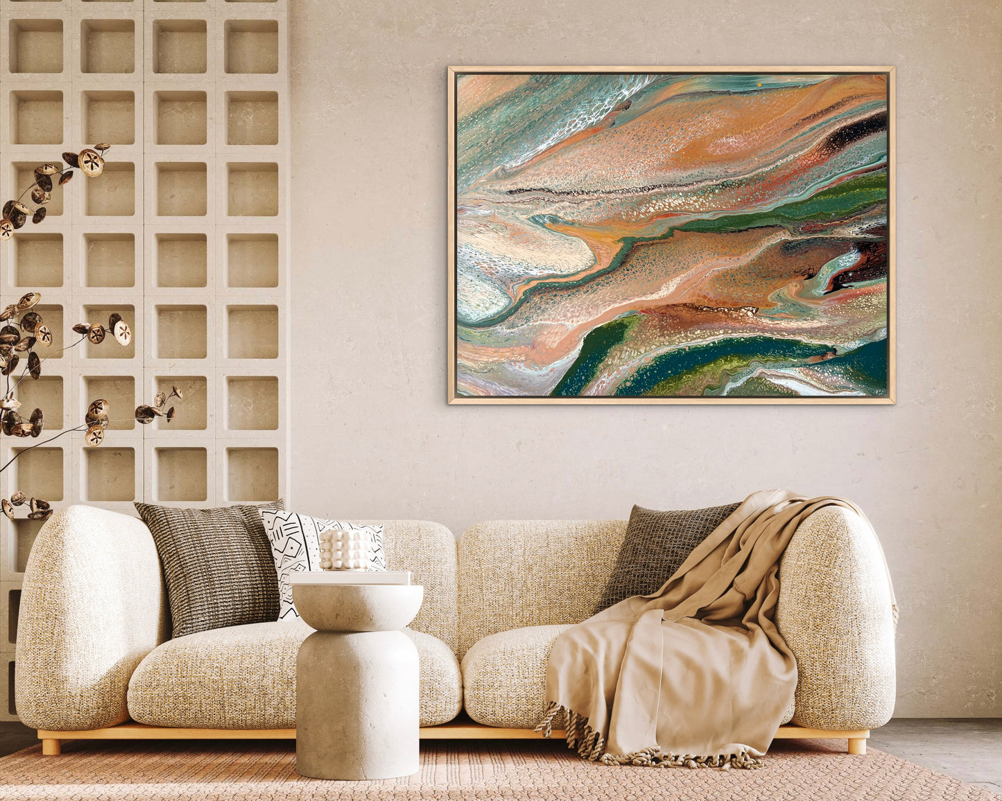 Estuary Drift | 102x76 cm Original Artwork by Angela Roskell