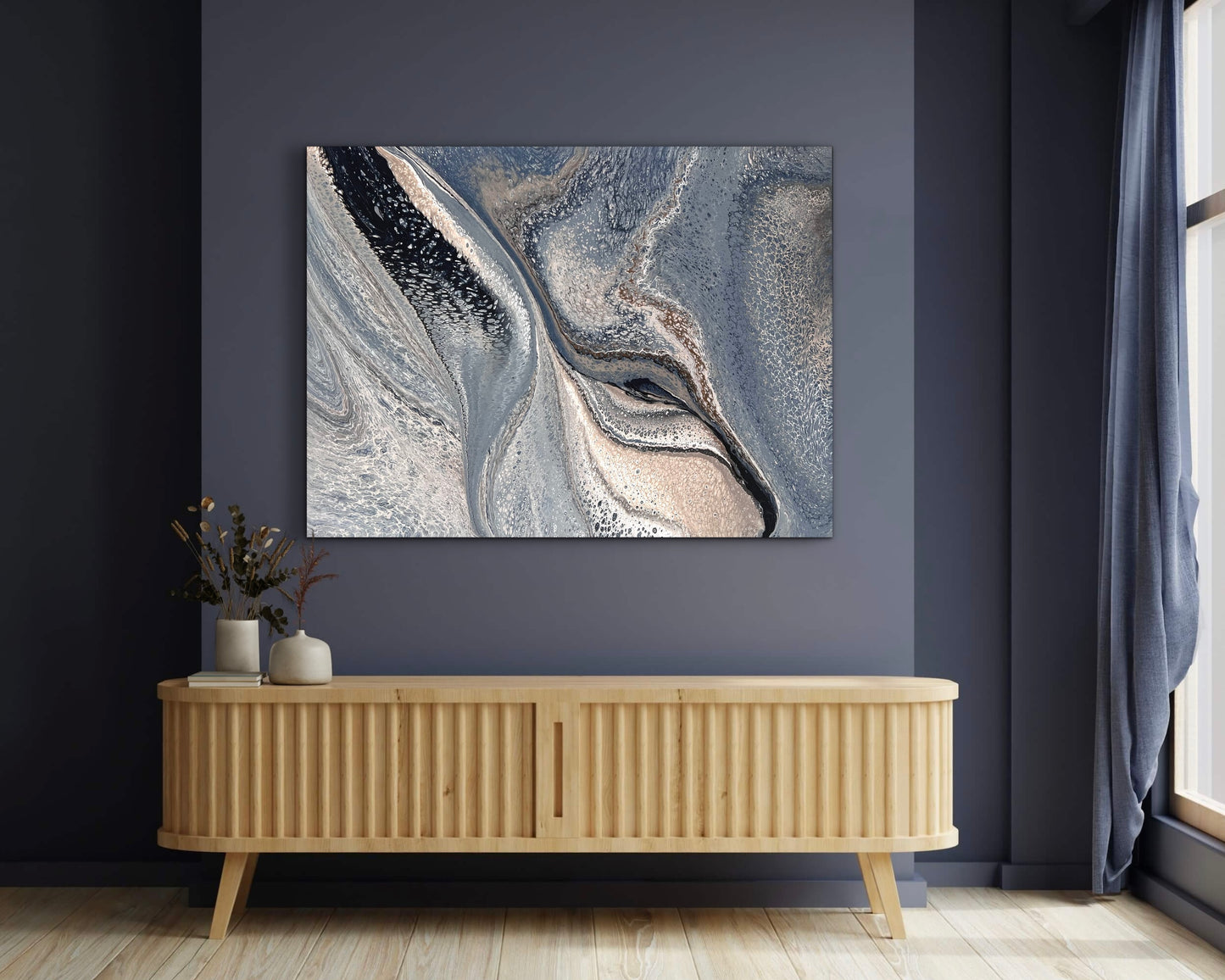 Evening Tide | 102x76 cm Original Artwork by Angela Roskell