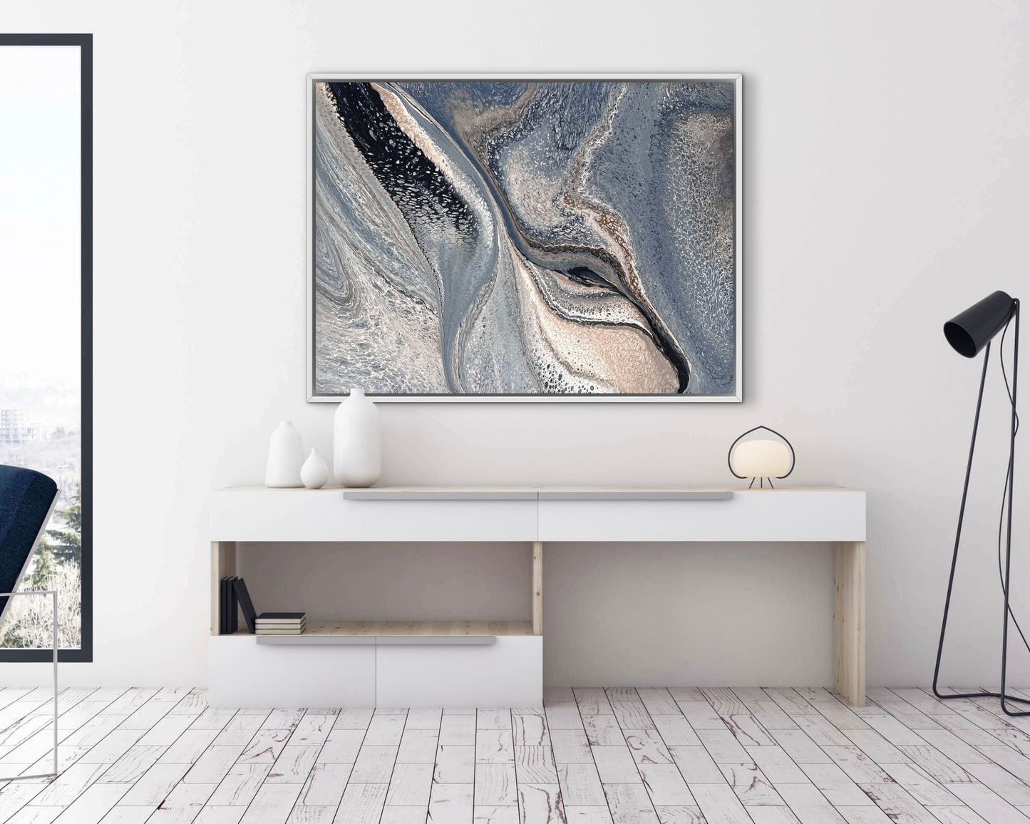 Evening Tide | 102x76 cm Original Artwork by Angela Roskell
