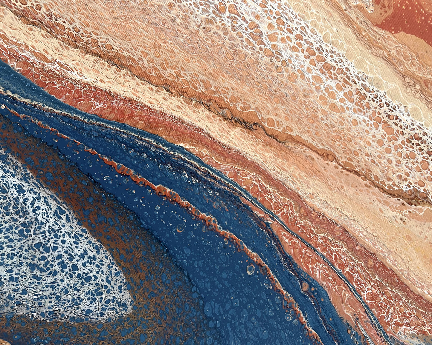 River Crossing | 152x101.5cm Extra Large Original Abstract Painting