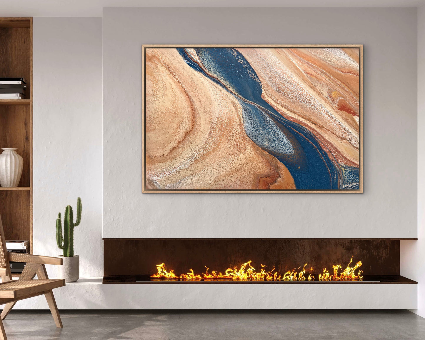 River Crossing | 152x101.5cm Extra Large Original Abstract Painting