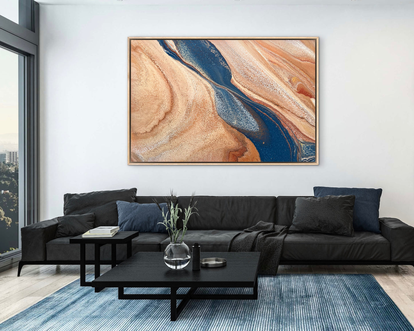 River Crossing | 152x101.5cm Extra Large Original Abstract Painting