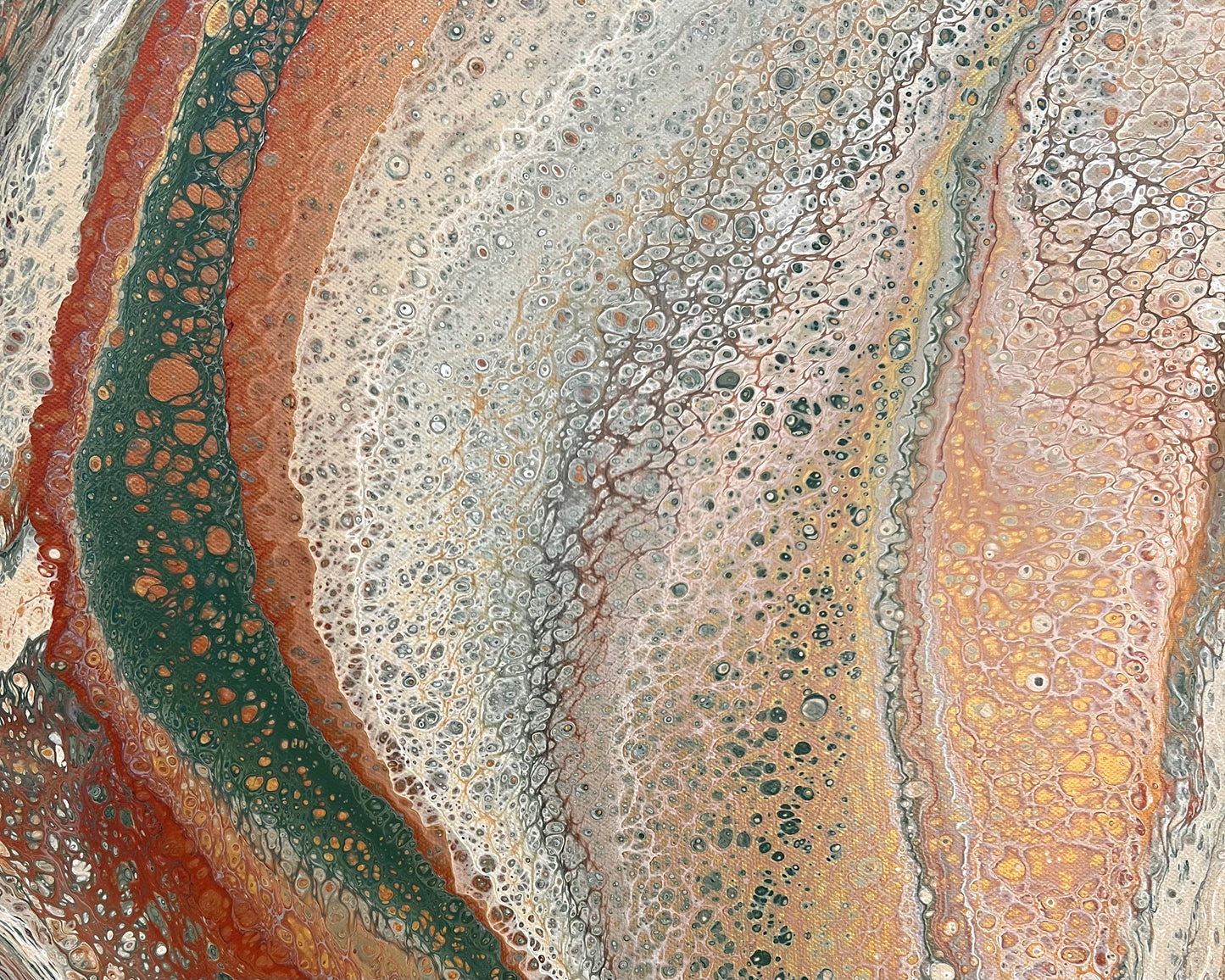 Shifting Plains | 102x76 cm Large Original Artwork by Angela Roskell