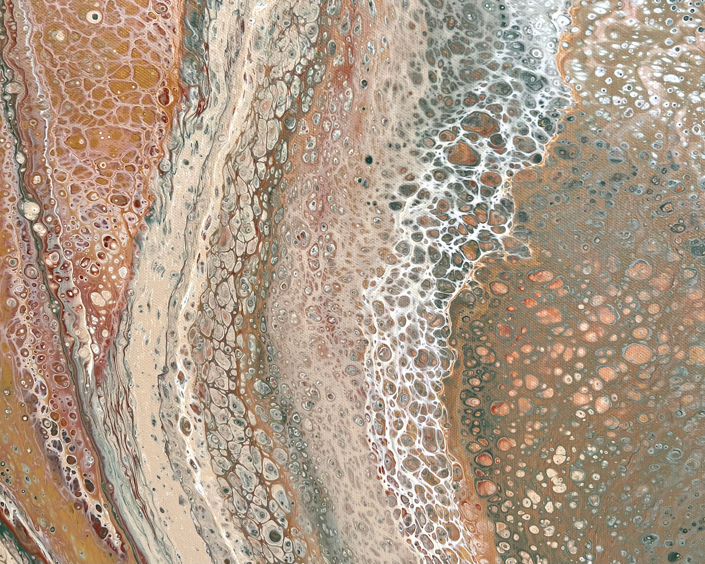 Shifting Plains | 102x76 cm Large Original Artwork by Angela Roskell