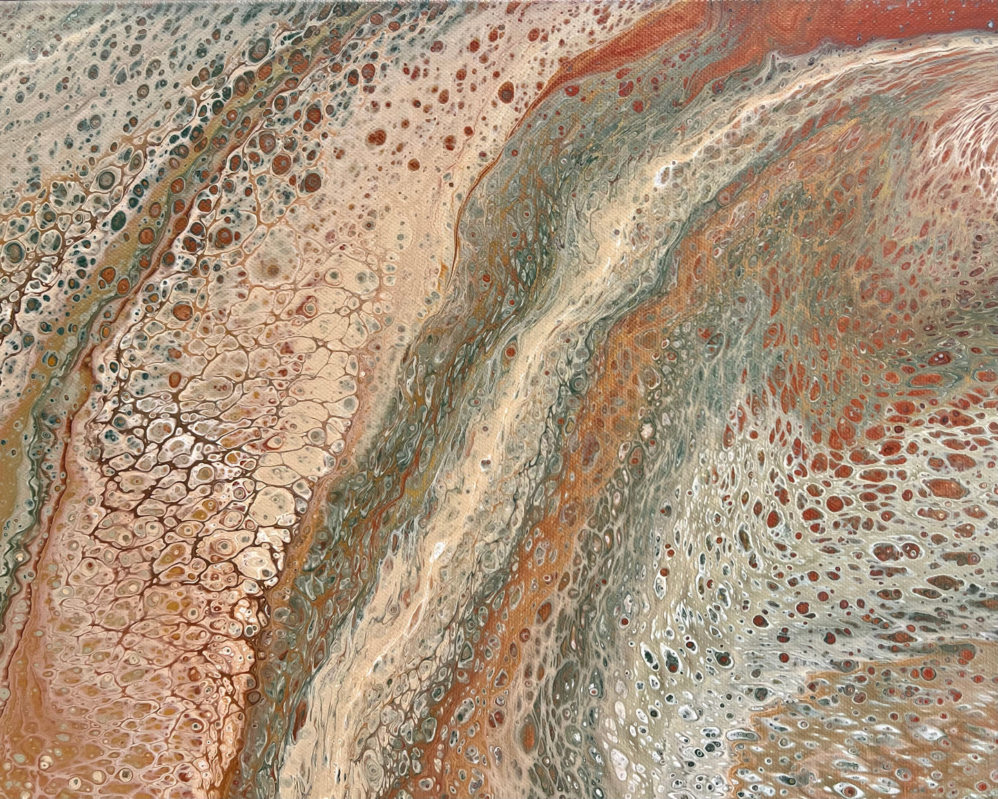 Shifting Plains | 102x76 cm Large Original Artwork by Angela Roskell