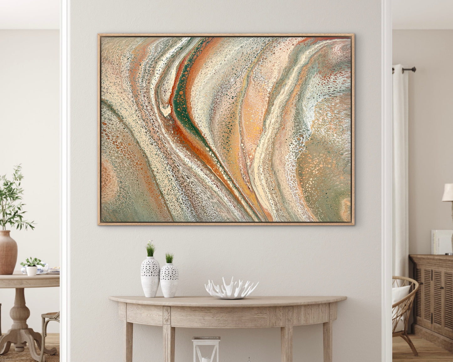 Shifting Plains | 102x76 cm Large Original Artwork by Angela Roskell