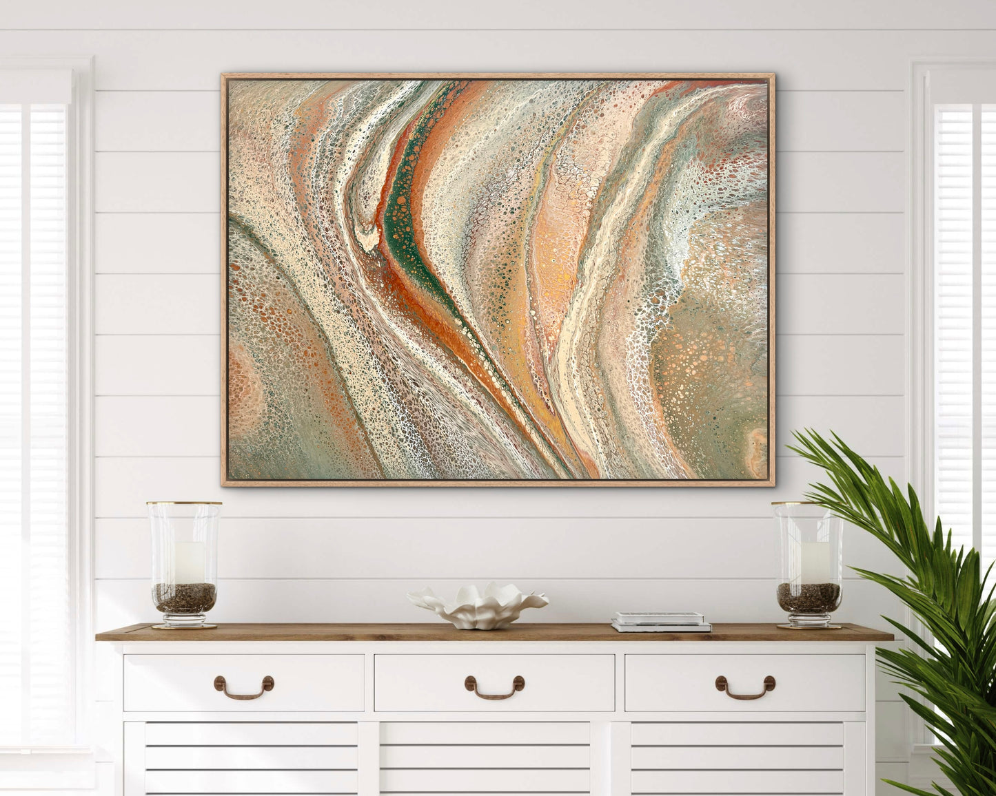 Shifting Plains | 102x76 cm Large Original Artwork by Angela Roskell