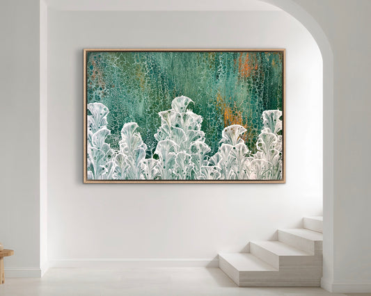 Misty Valley | 152x101.5cm Extra Large Original Abstract Painting