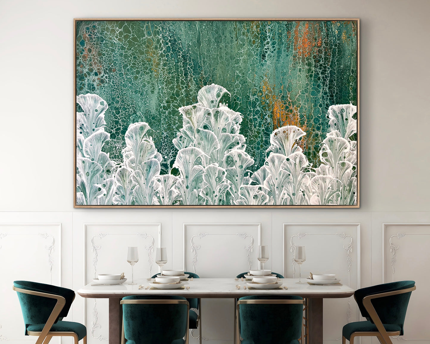 Misty Valley | 152x101.5cm Extra Large Original Abstract Painting