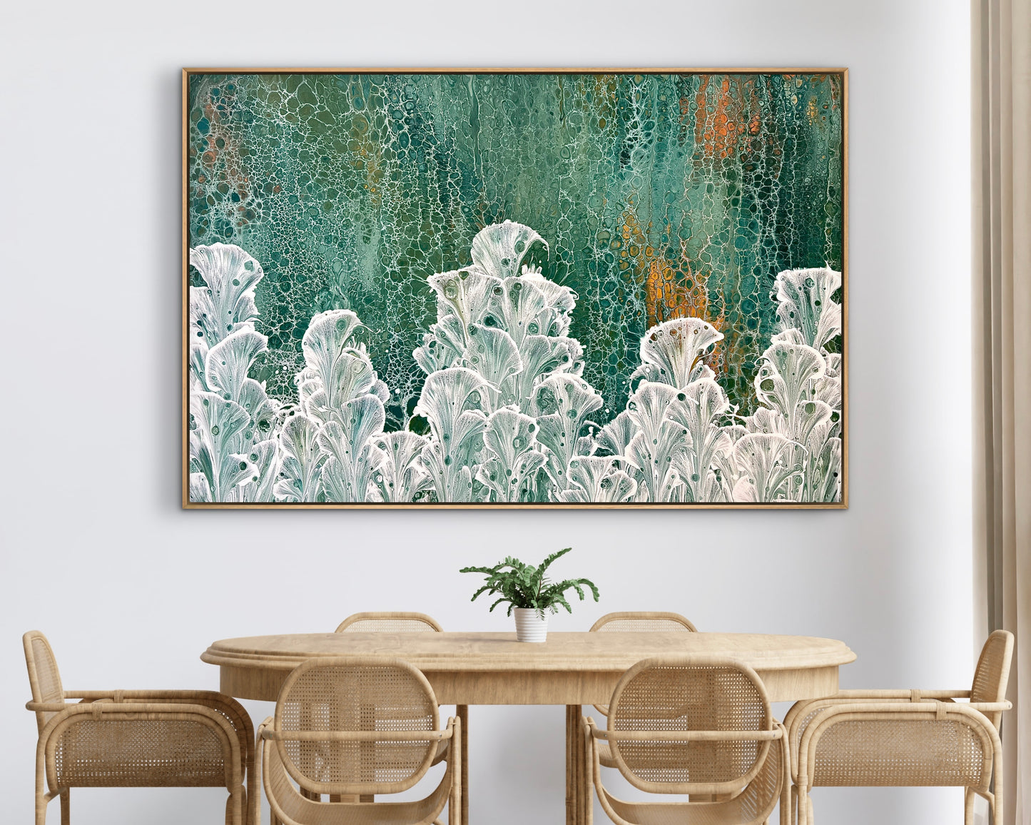 Misty Valley | 152x101.5cm Extra Large Original Abstract Painting