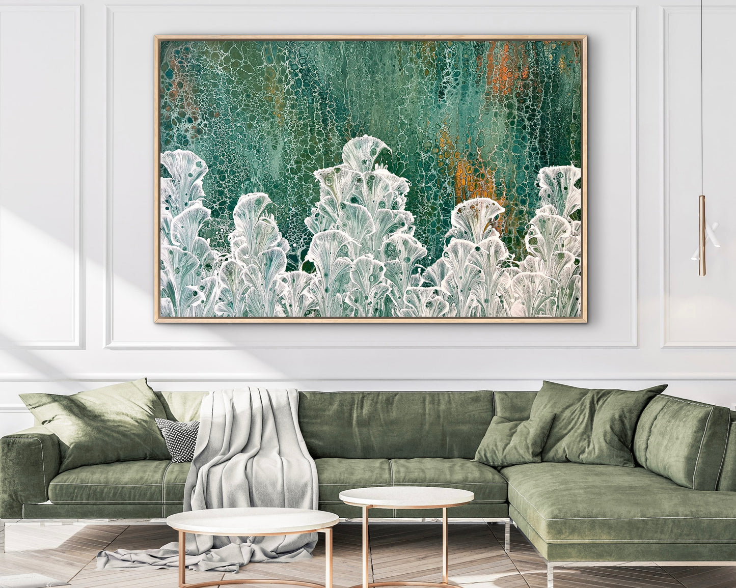 Misty Valley | 152x101.5cm Extra Large Original Abstract Painting