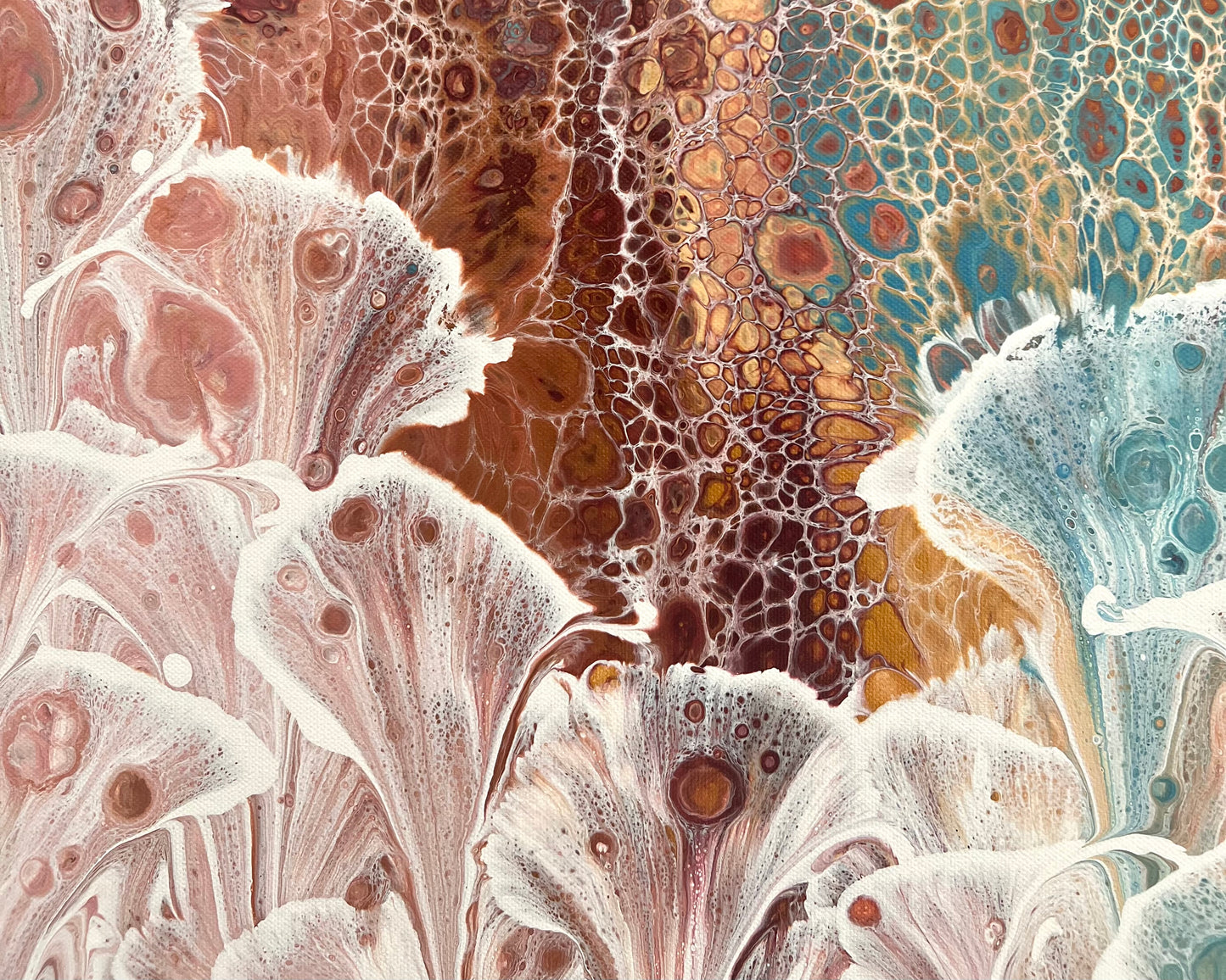Autumn Valley | 152x61.5cm Extra Large Original Abstract Floral Painting