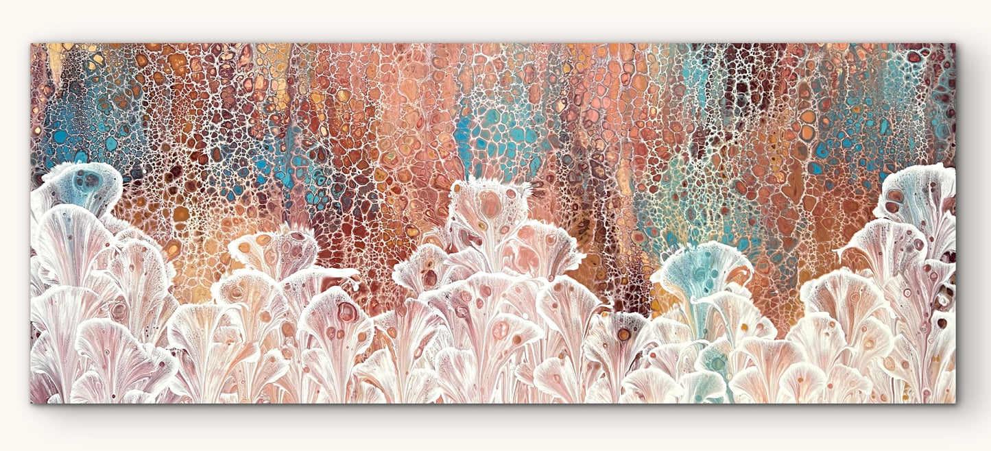 Autumn Valley | 152x61.5cm Extra Large Original Abstract Floral Painting