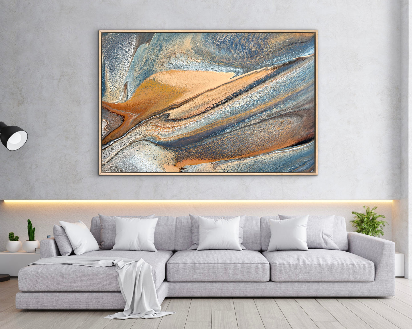 Passing Light | 152x101.5cm Extra Large Original Abstract Painting