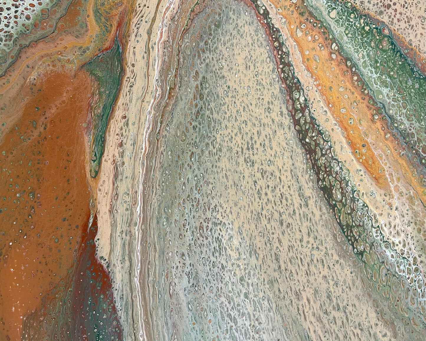Mineral Range | 92x92cm Original Artwork by Angela Roskell