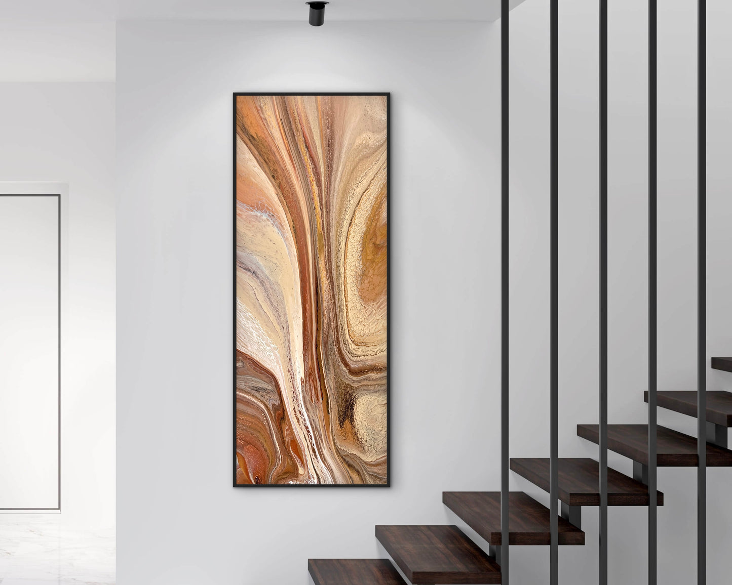 Weathered Sands | 152x61.5cm Original Abstract Painting by Angela Roskell