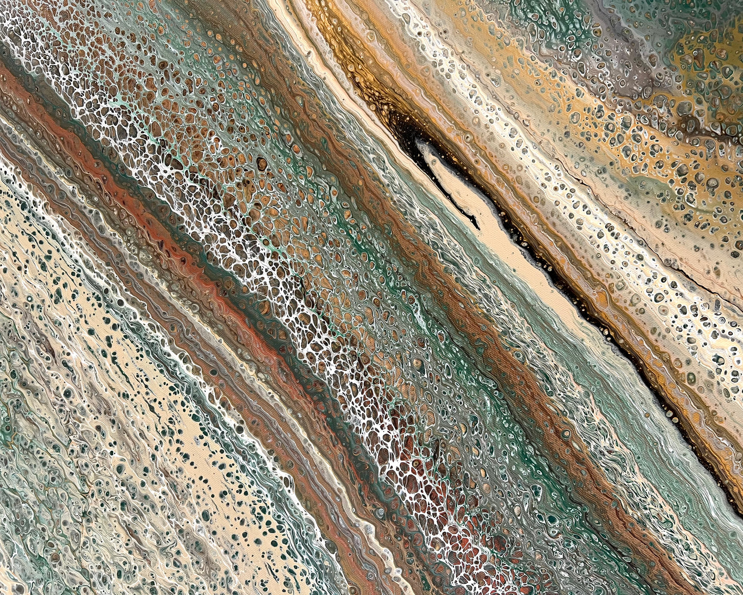 Natural Transition | 183x91.5cm Original Abstract Painting