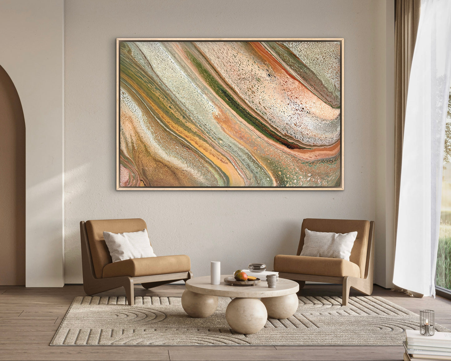 Natural Forms | 152x101.5cm Extra Large Original Abstract Painting