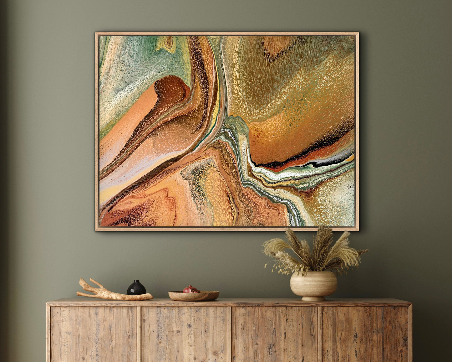 Inland Divide | 102x76 cm Original Artwork by Angela Roskell