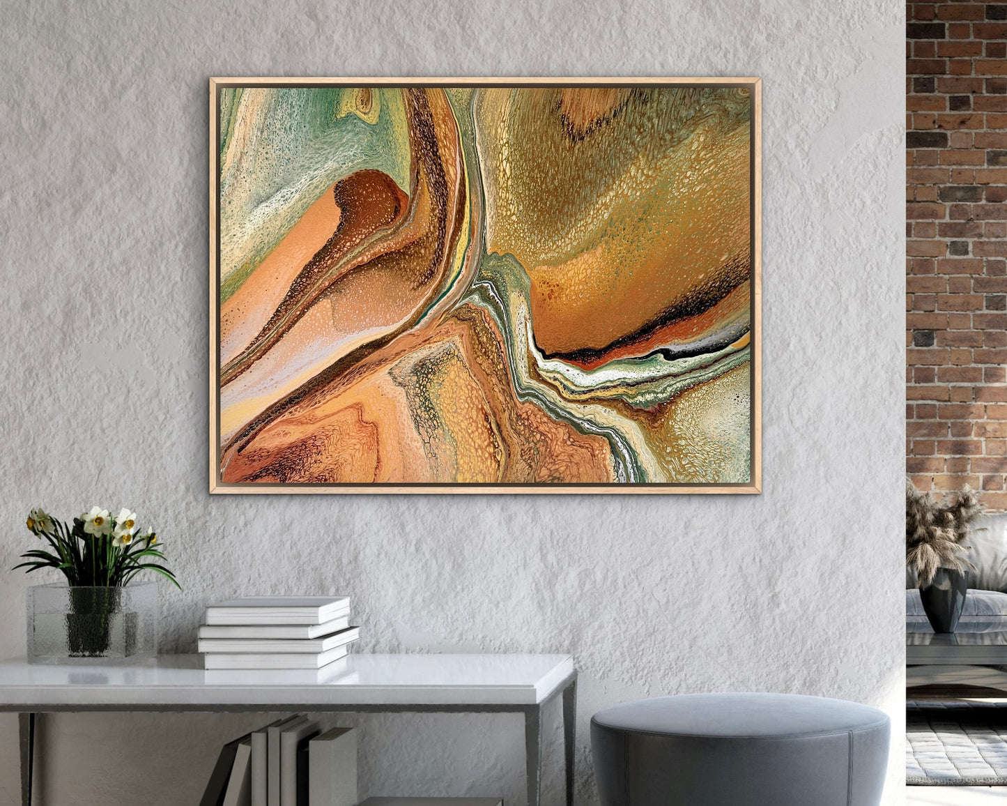 Inland Divide | 102x76 cm Original Artwork by Angela Roskell