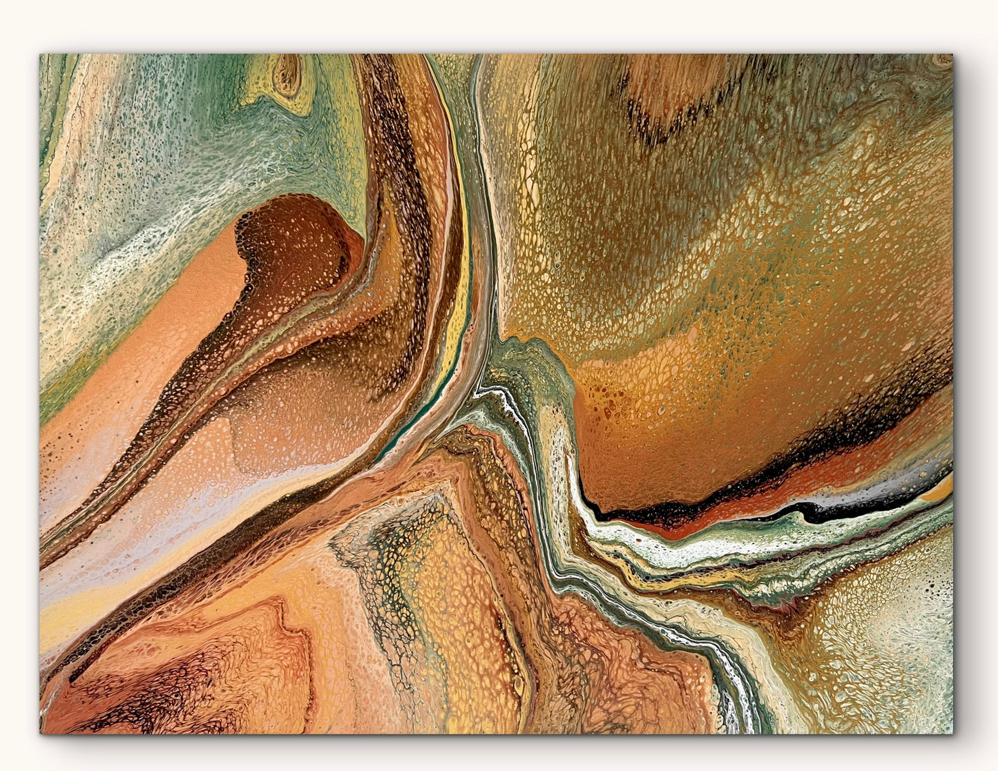 Inland Divide | 102x76 cm Original Artwork by Angela Roskell
