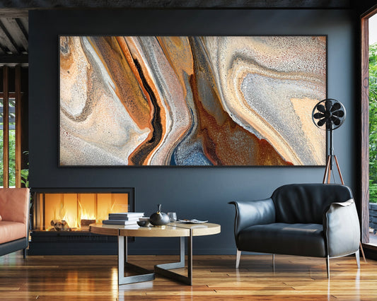 Salted Earth | 183x91.5cm Original Abstract Painting