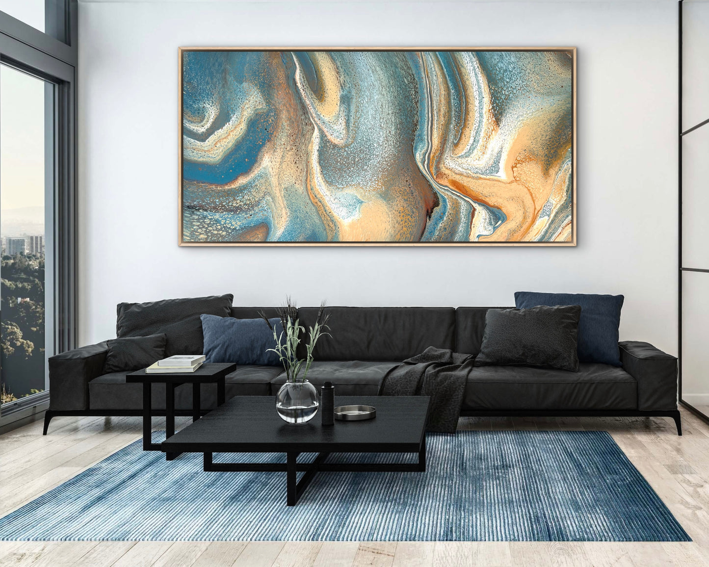 Tidal Basin | 183x91.5cm Original Abstract Painting