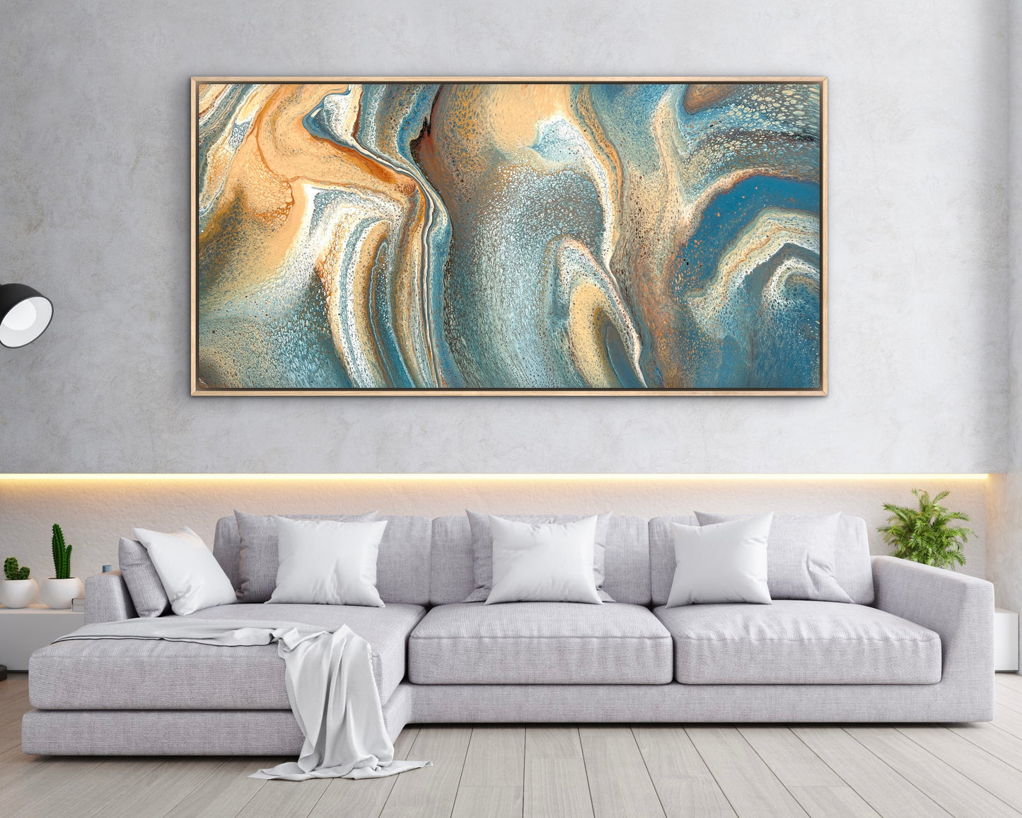 Tidal Basin | 183x91.5cm Original Abstract Painting