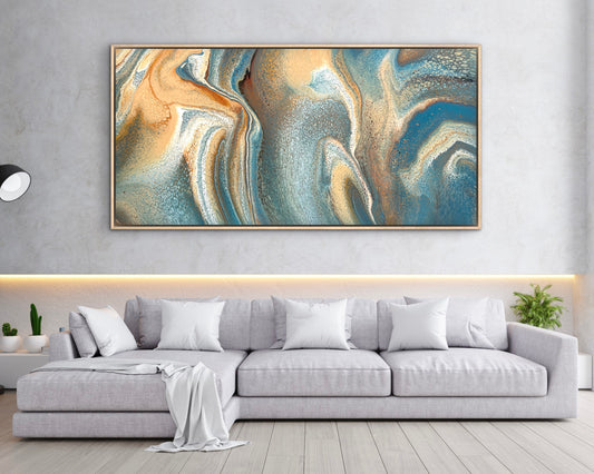 Tidal Basin | 183x91.5cm Original Abstract Painting