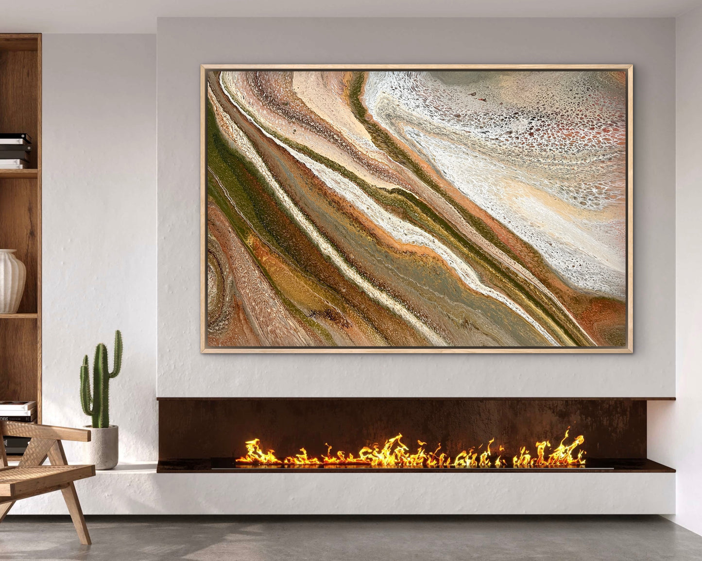 Mineral Basin | 152x101.5cm Extra Large Original Abstract Painting
