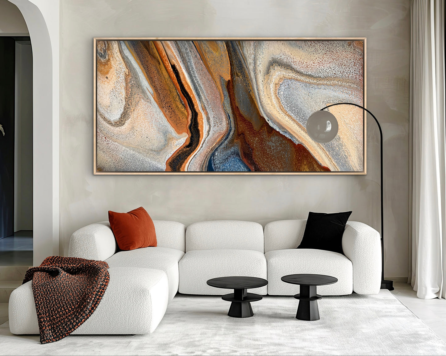 Salted Earth | 183x91.5cm Original Abstract Painting