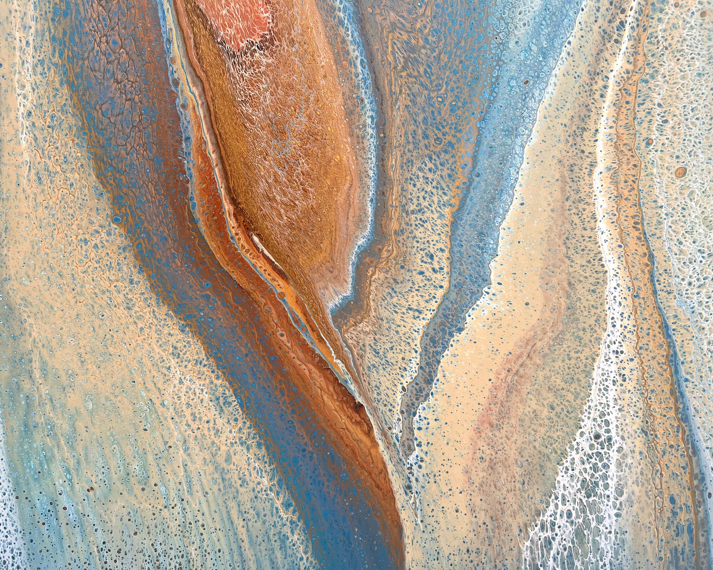 Exposed Shores | 183x91.5cm Original Abstract Painting