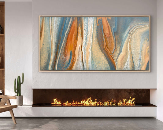 Exposed Shores | 183x91.5cm Original Abstract Painting