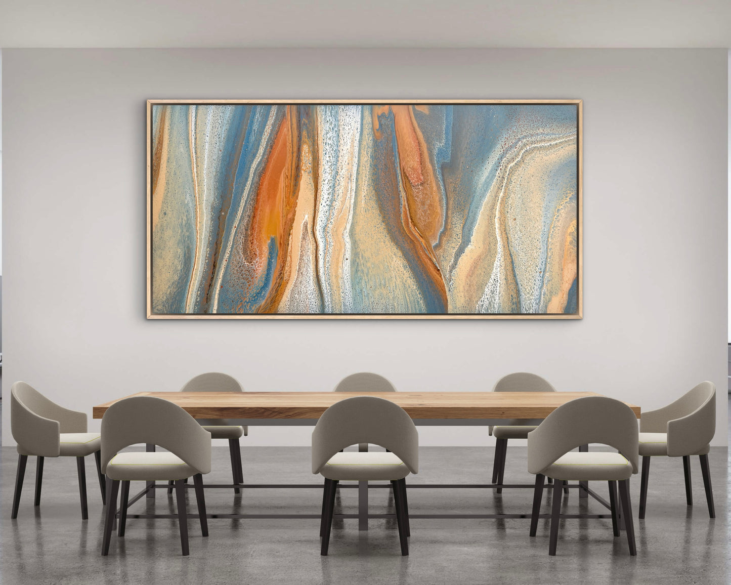 Exposed Shores | 183x91.5cm Original Abstract Painting