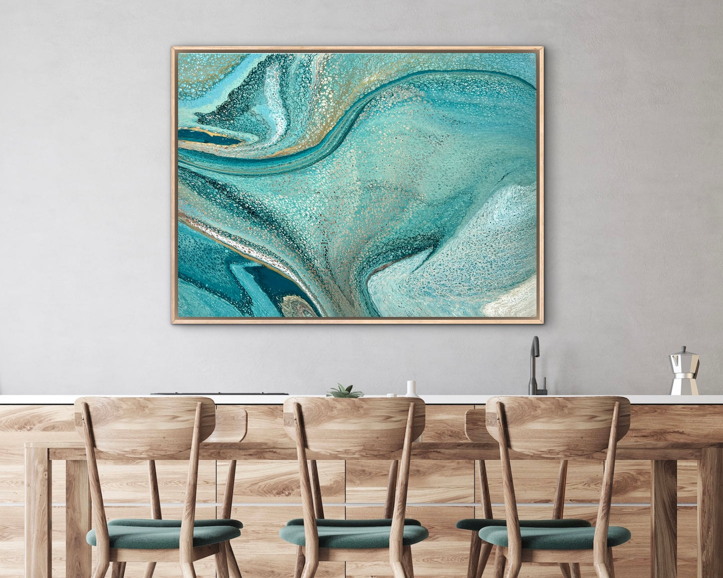 Coastal Drift | 102x76 cm Large Original Artwork by Angela Roskell