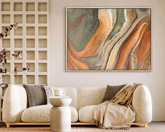 Western Terrain  | 102x76 cm Original Artwork by Angela Roskell